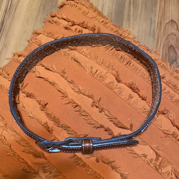 NOCONA BOYS' BRINDLE HAIR RHINESTONE BELT - Picture 5 of 11